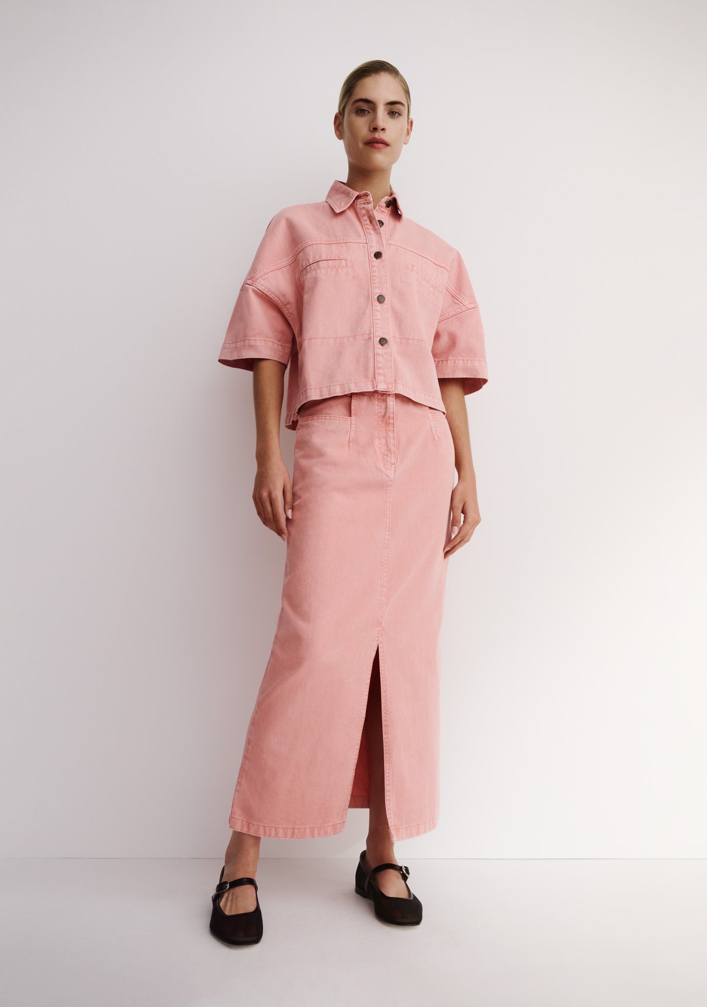 SKIRT NOIR DENIM